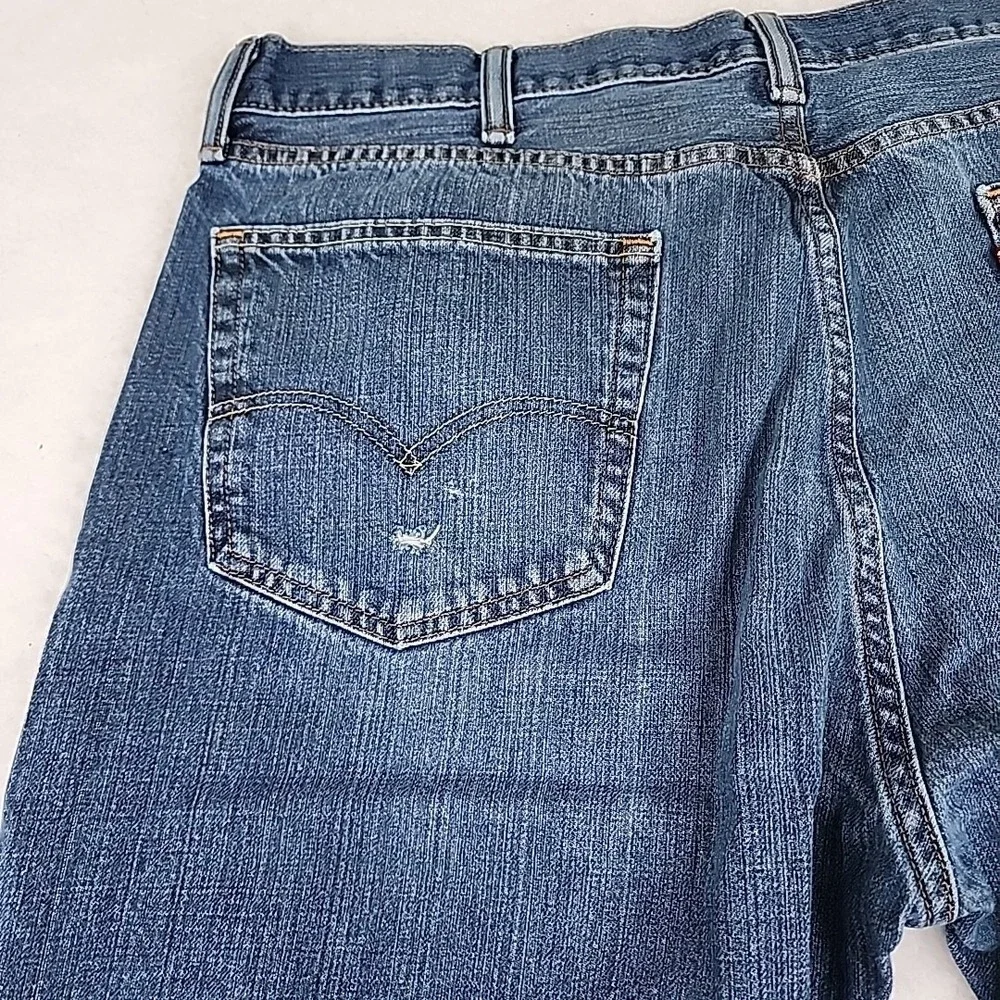 Levi's 505 Jeans Men's 40x30 Blue‎ Medium Wash Straight Fit Classic